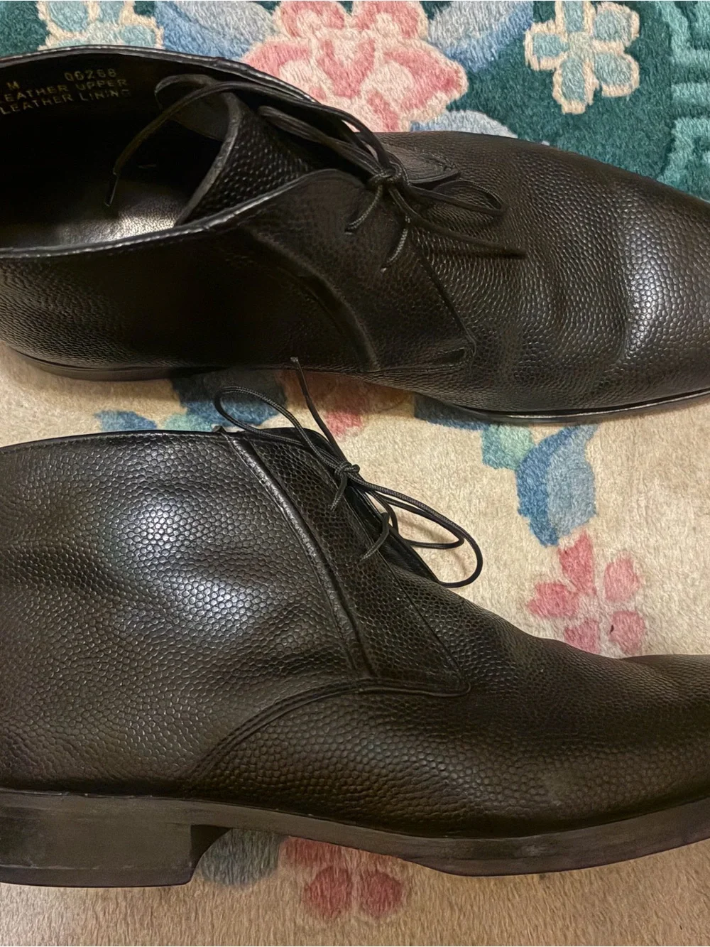 Banana Republic Black Men’s Leather Chukka Boots size 11